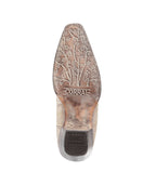 Corral Glitter Inlay Crystal Studded | Snip Toe | White