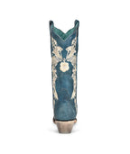 Corral Crystal Studded Floral Embroidery | Navy Blue