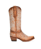 Corral Moonlit Scroll Embroidery  Snip Toe | Mirage Tan