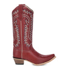 Circle G Flame Embroidery | Snip Toe | Rust Red