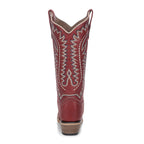 Circle G Flame Embroidery | Snip Toe | Rust Red