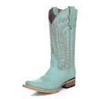 Circle G Flame Embroidery | Snip Toe | Turquoise
