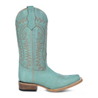 Circle G Flame Embroidery | Snip Toe | Turquoise