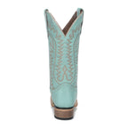 Circle G Flame Embroidery | Snip Toe | Turquoise