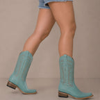 Circle G Flame Embroidery | Snip Toe | Turquoise