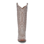 Circle G Longhorn Flame Embroidery | Snip Toe | Stone