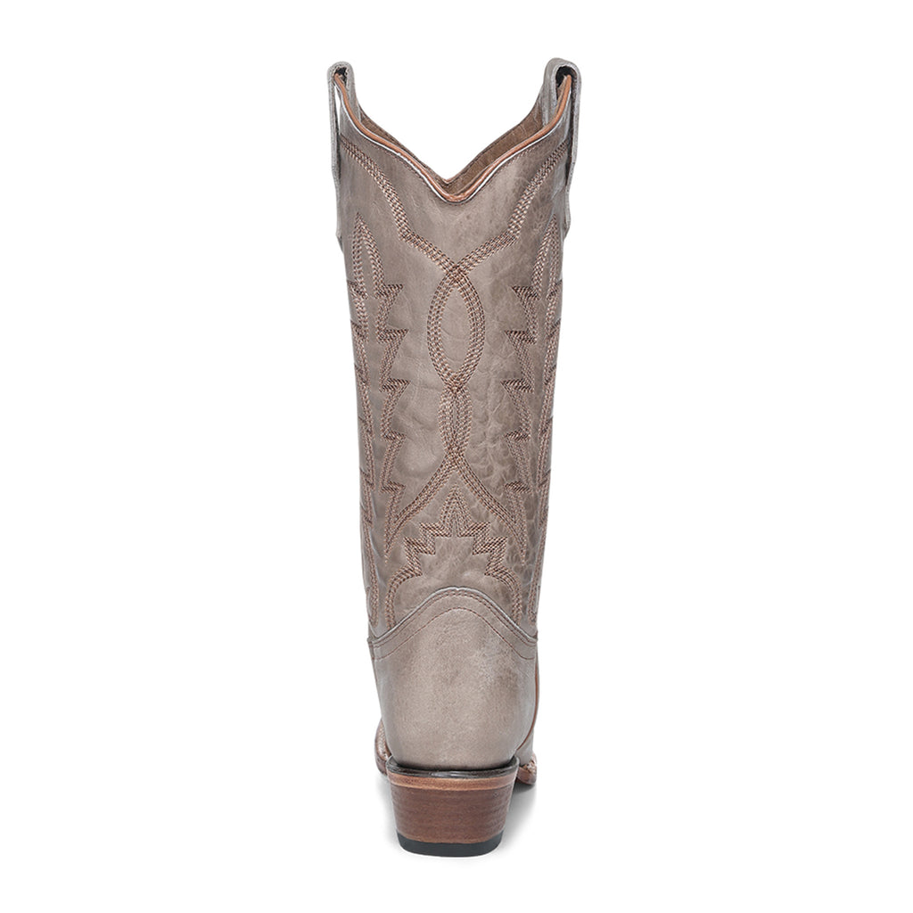 Circle G Longhorn Flame Embroidery | Snip Toe | Stone