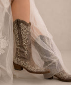 Corral Moon Vine Embroidery | Snip Toe | Brown