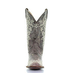 Corral Moon Vine Embroidery | Square Toe | Brown