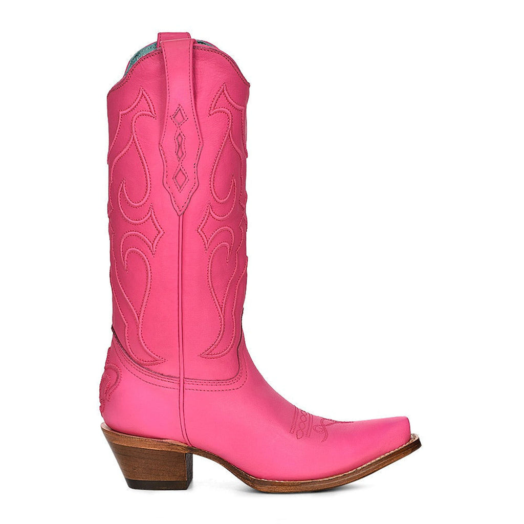 Corral Western Scroll Embroidery | Snip Toe | Fuchsia