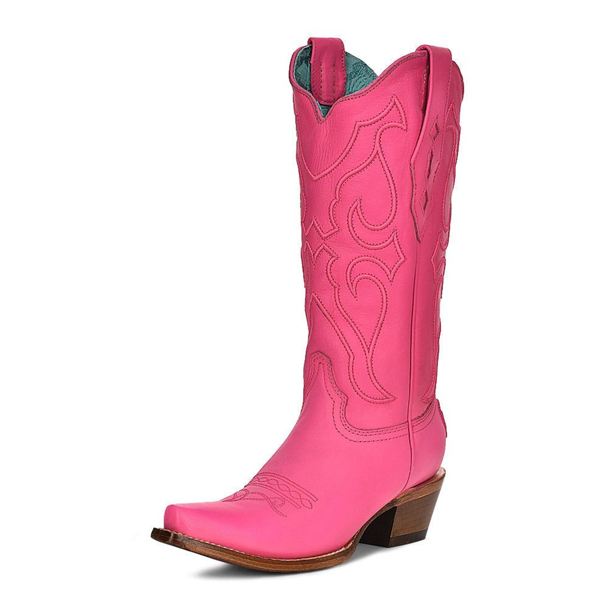 Corral Western Scroll Embroidery | Snip Toe | Fuchsia