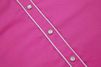 Daisy Bloom Embroidery Cowgirl Shirt | Berry Pink