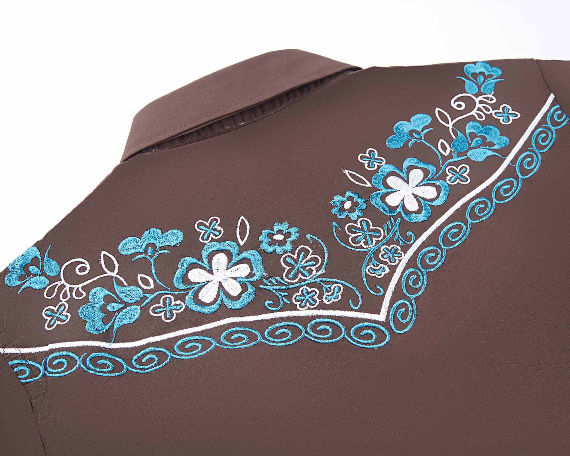 Desert Daisy Embroidery Cowgirl Shirt | Copper Canyon