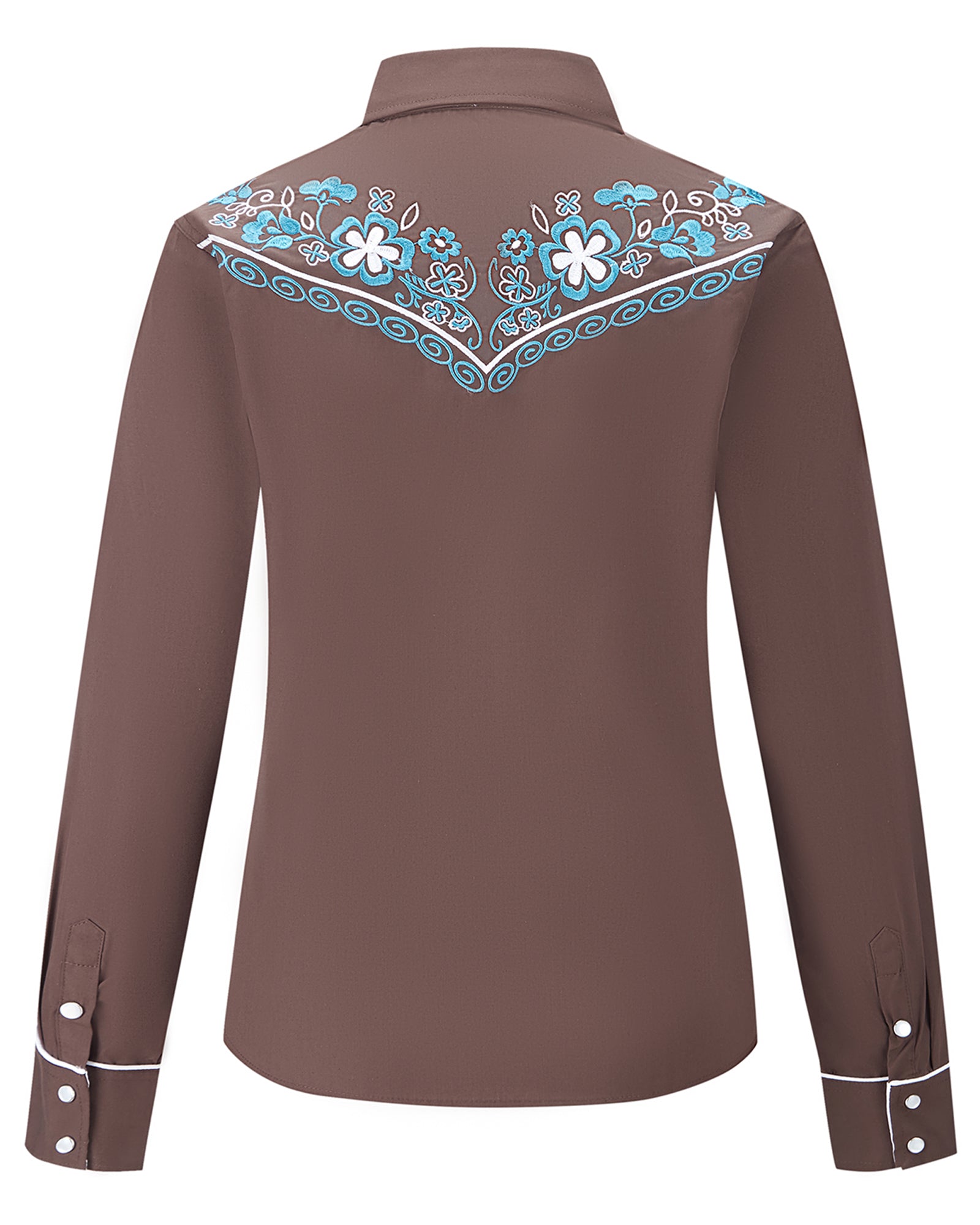 Desert Daisy Embroidery Cowgirl Shirt | Copper Canyon