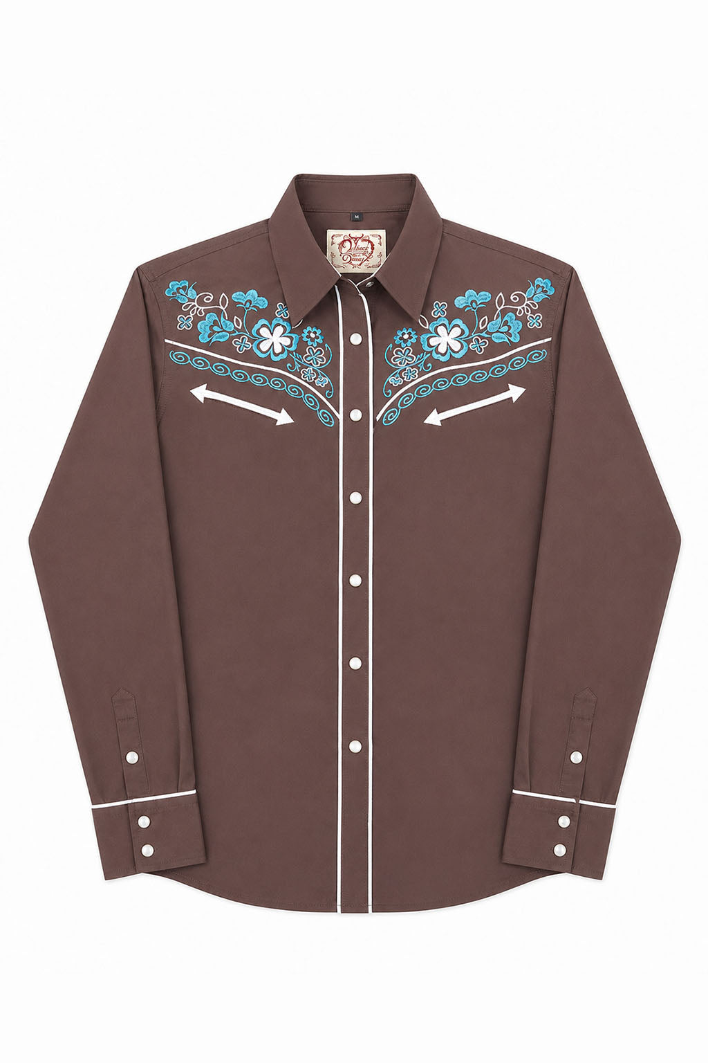 Desert Daisy Embroidery Cowgirl Shirt | Copper Canyon
