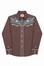Desert Daisy Embroidery Cowgirl Shirt | Copper Canyon