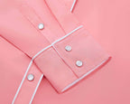 Desert Daisy Embroidery Cowgirl Shirt | Wildflower Pink
