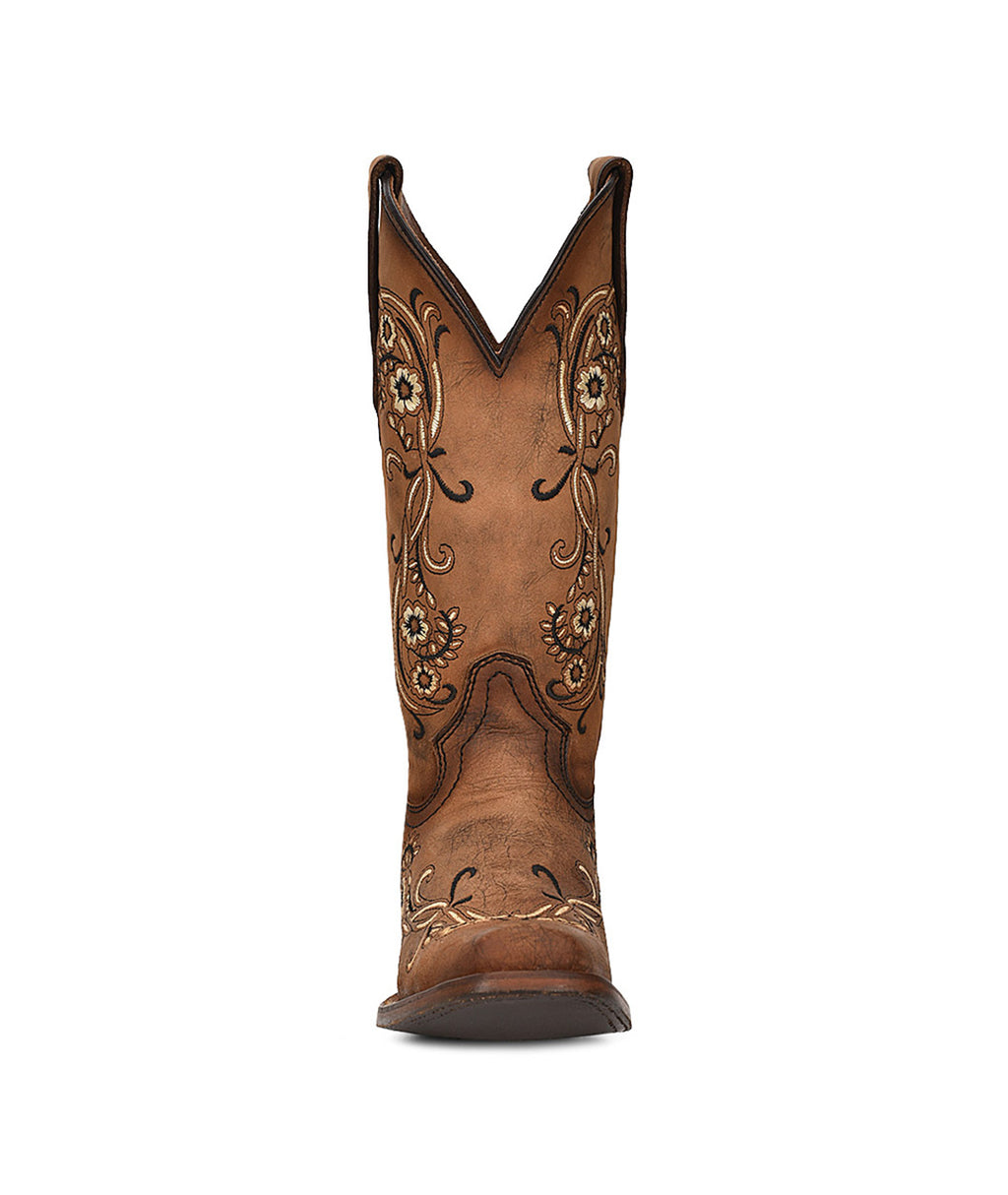 Circle G Desert Bloom Embroidery | Square Toe | Sand