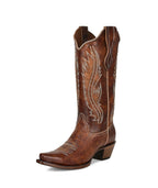 Circle G Lightning Vine Studded  | Snip Toe | Tan