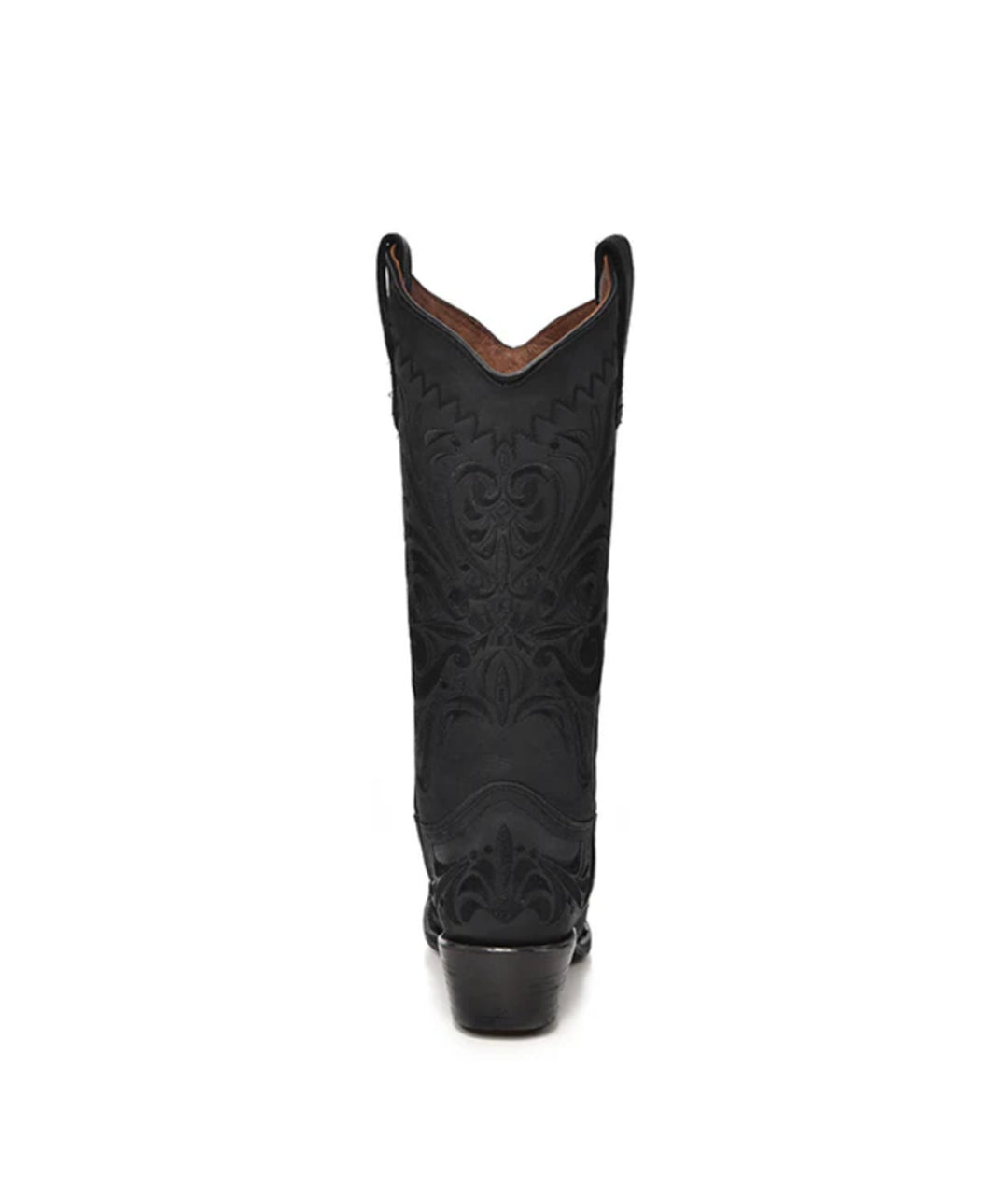 Circle G Western Filigree Embroidery | Snip Toe | Black