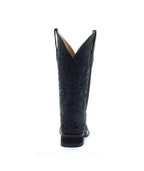 Circle G Western Filigree Embroidery | Square Toe | Black