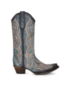 Circle G Indigo Mesa Embroidery | Snip Toe | Blue Jean