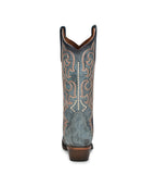 Circle G Indigo Mesa Embroidery | Snip Toe | Blue Jean
