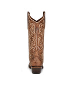 Circle G Desert Mesa Embroidery | Snip Toe | Cognac Brown