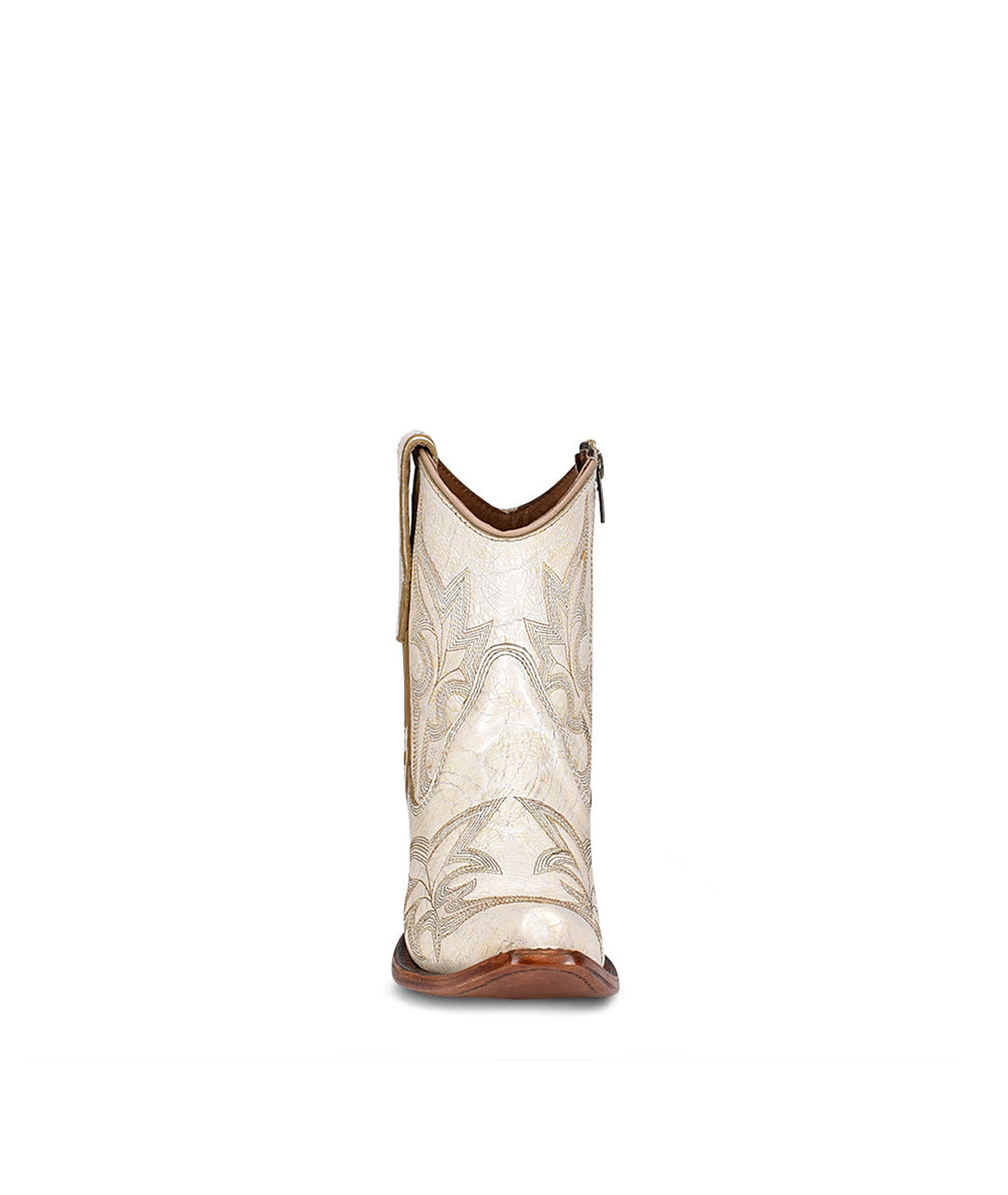 Circle G Desert Scroll Embroidery Ankle Boot | Snip Toe | Pearl