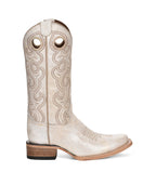 Circle G Ranch Cut-Out Pull Holes | Square Toe | Pearl