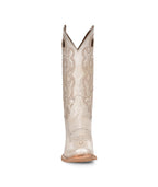 Circle G Ranch Cut-Out Pull Holes | Square Toe | Pearl