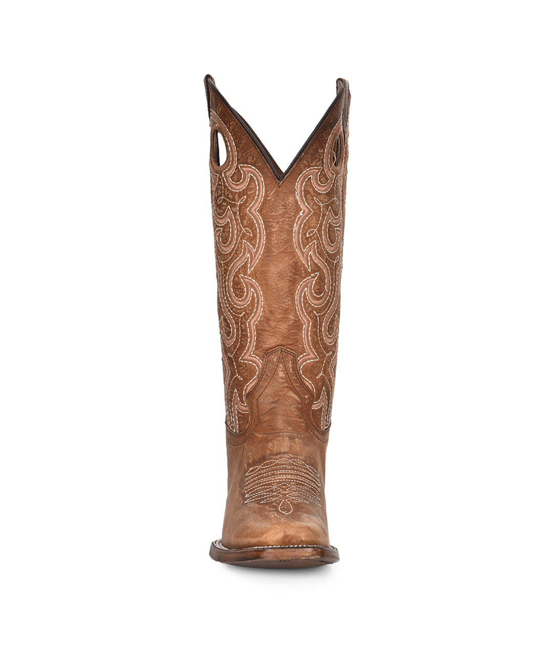 Circle G Ranch Cut-Out Pull Holes | Square Toe | Cognac