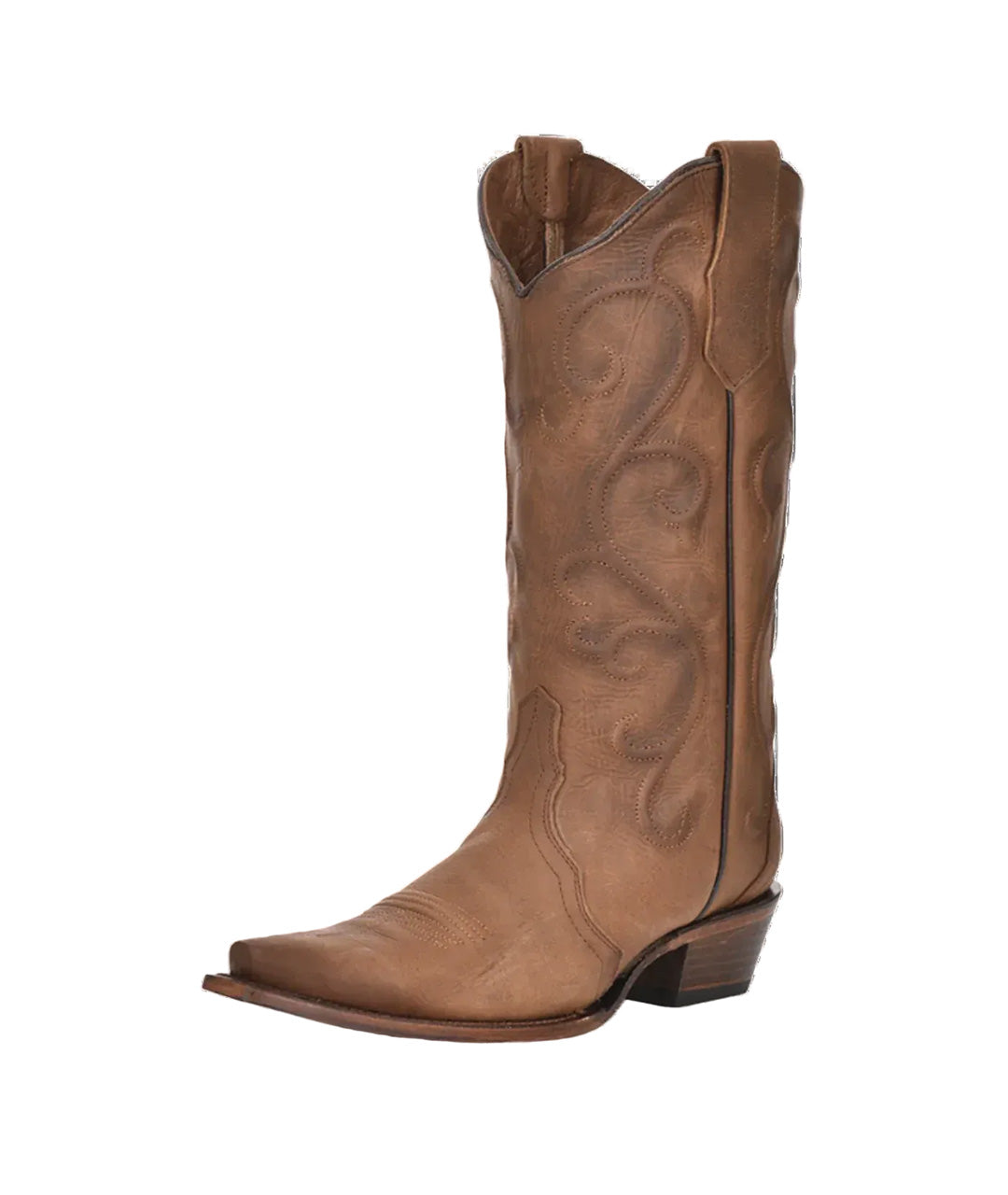 Circle G Saddle Vine Scroll | Snip Toe | Sand