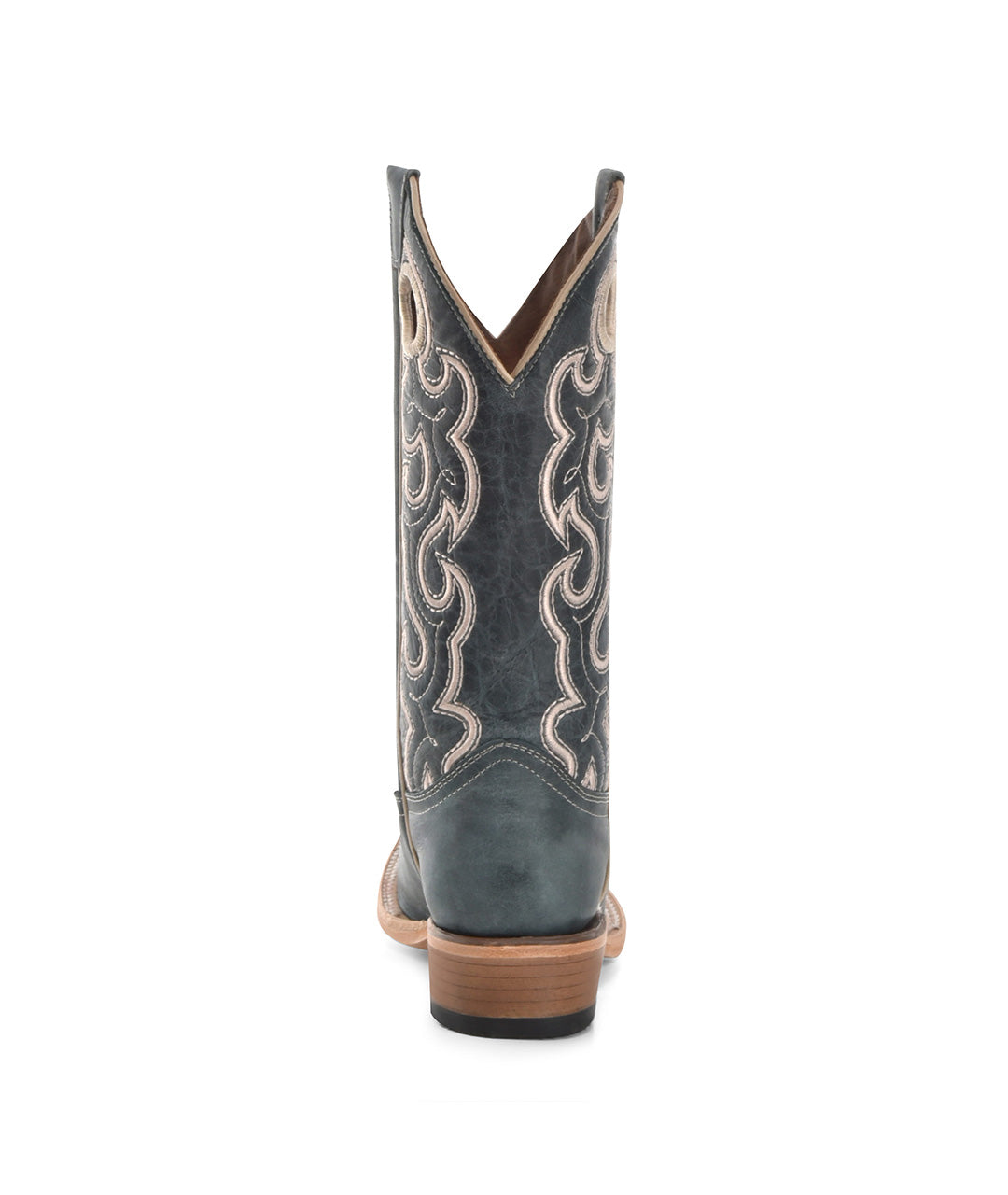 Circle G Ranch Cut-Out Pull Holes | Square Toe | Blue Jean