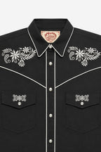Prairie Embroidery Cowgirl Shirt | Black Magnolia