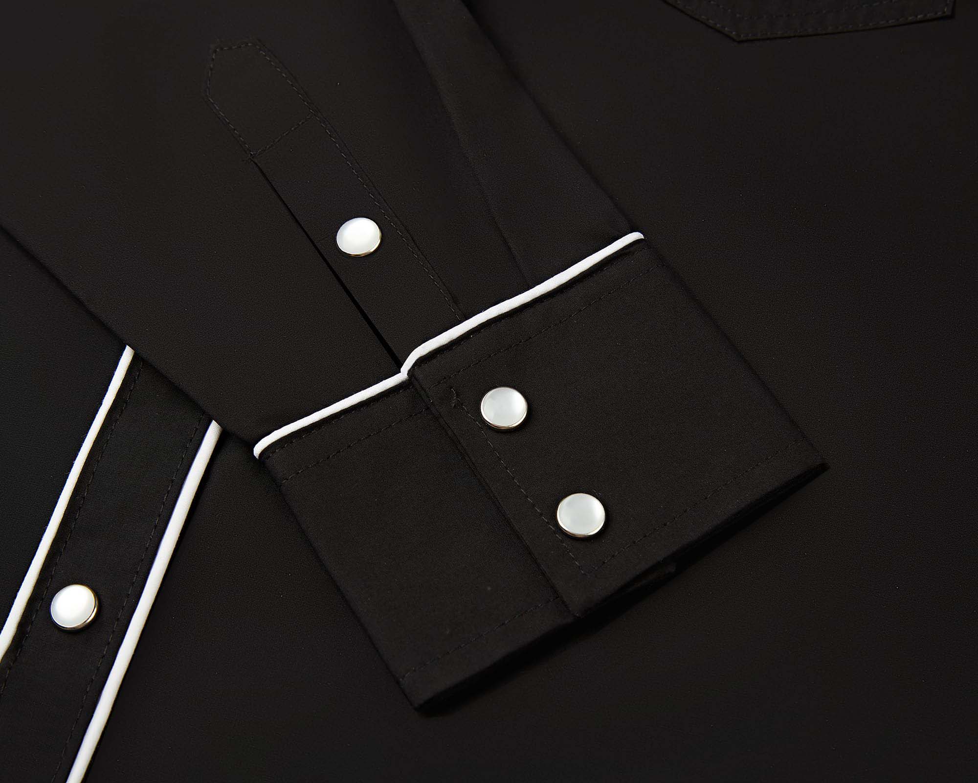 Prairie Embroidery Cowgirl Shirt | Black Magnolia