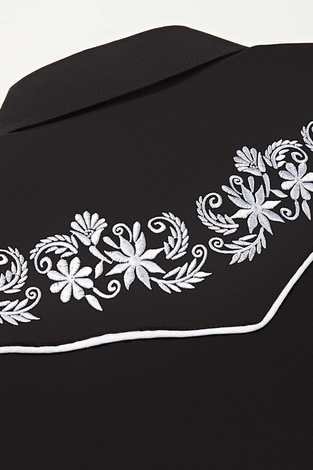 Prairie Embroidery Cowgirl Shirt | Black Magnolia