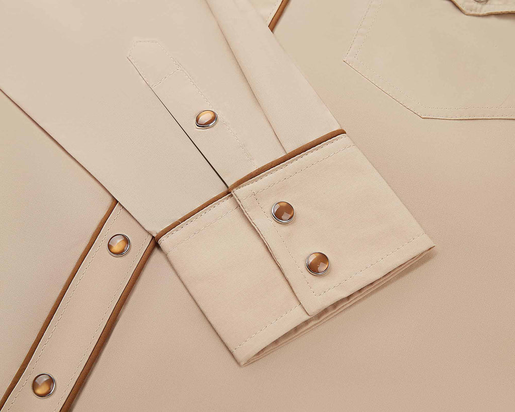 Prairie Embroidery Cowgirl Shirt | Desert Sand