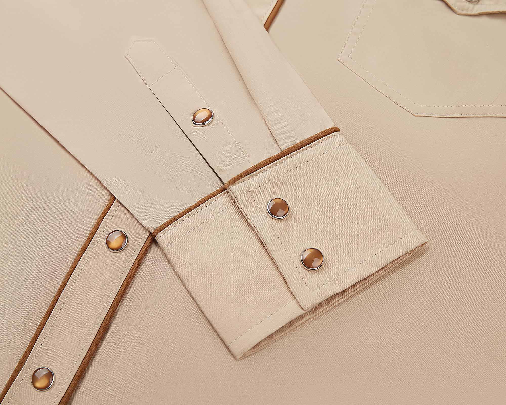 Prairie Embroidery Cowgirl Shirt | Desert Sand