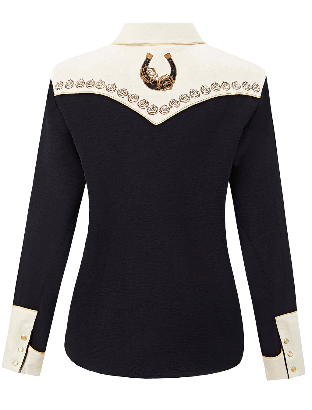 Wild Rose Embroidery Cowgirl Shirt | Desert Luck