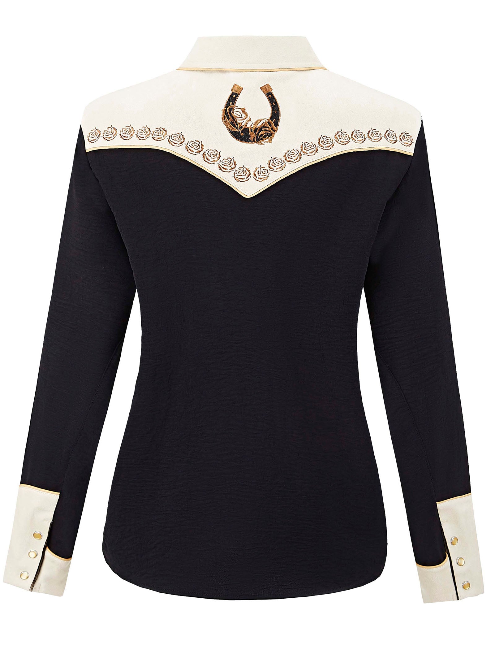 Wild Rose Embroidery Cowgirl Shirt | Desert Luck