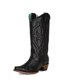 Corral Western Scroll Embroidery | Snip Toe | Black